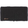 Plain adult headband knitted with 80% recycled plastic thread and line