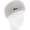 Plain adult headband knitted with 80% recycled plastic thread and line