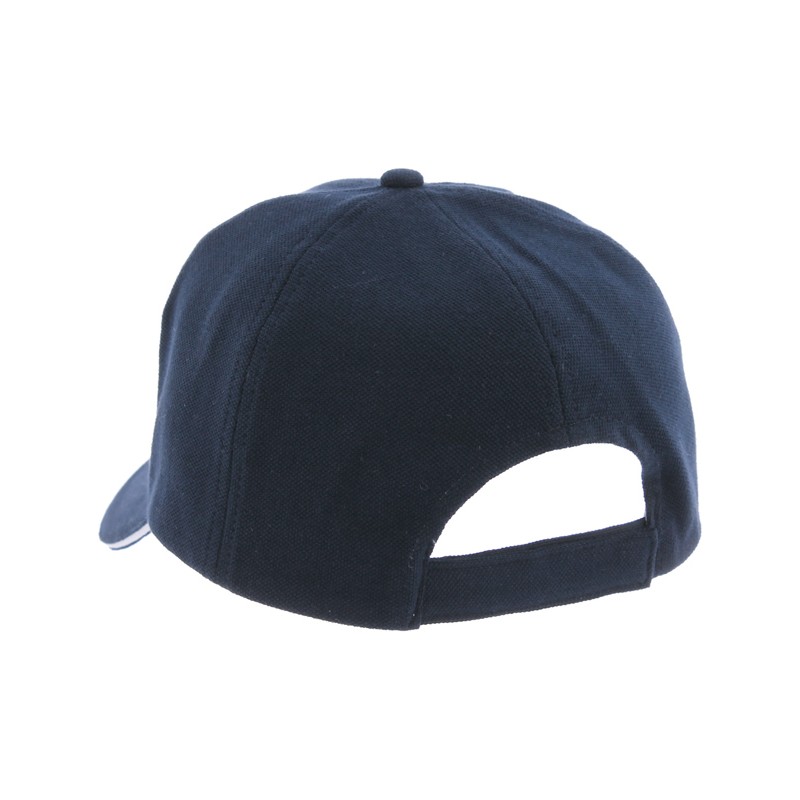 Baseball cap CONQUEST. Pique cotton. Bicolor sandwich peak