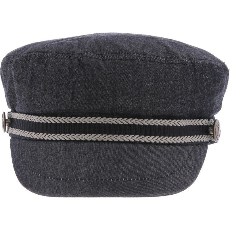 denim sailor cap