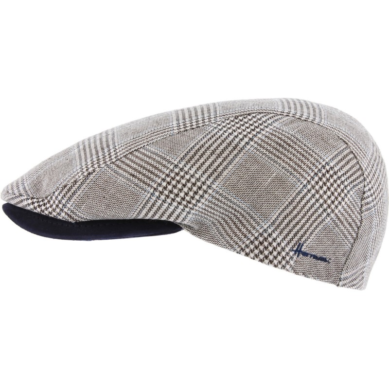 casquette homme a carreaux