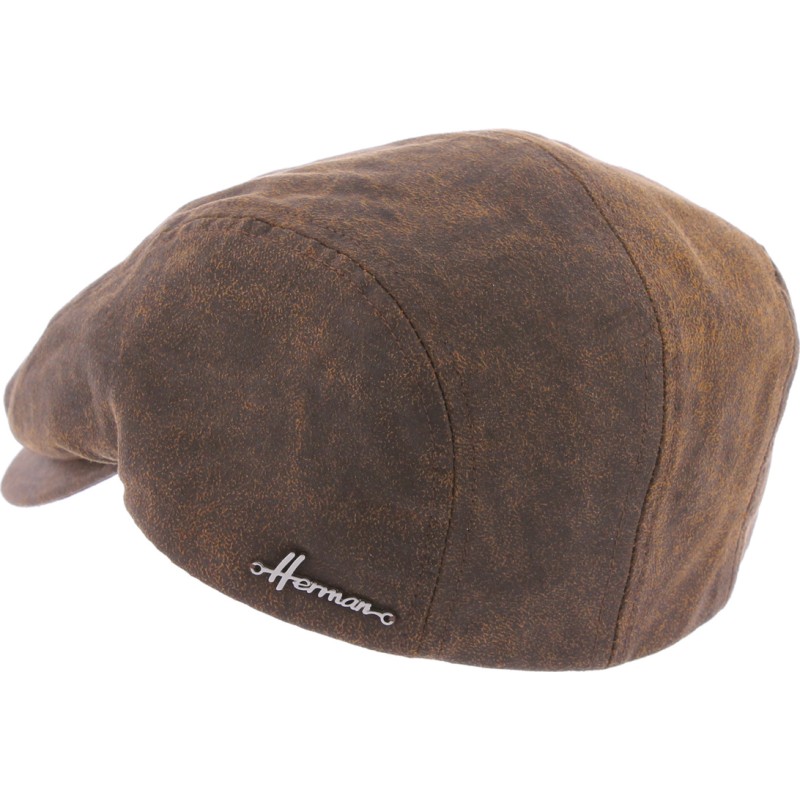 casquette imitation cuir hiver toute saison