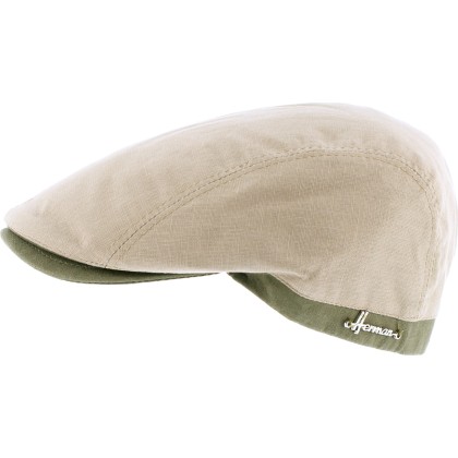 Two-tone flat cap