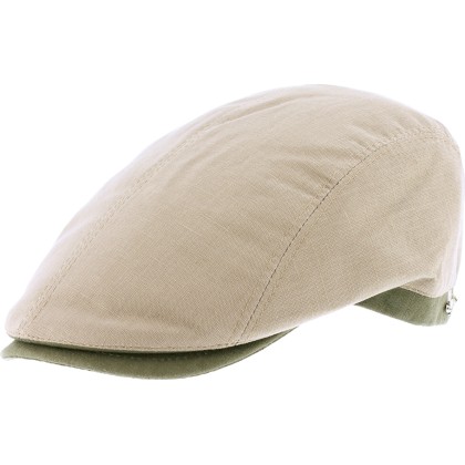 Two-tone flat cap