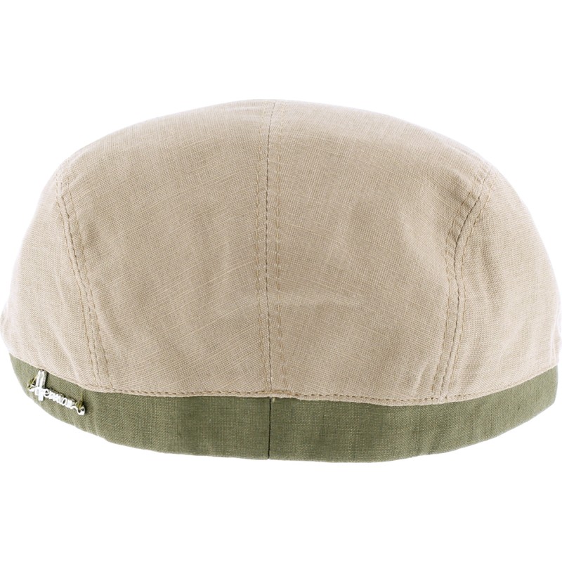 Two-tone flat cap