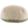 Two-tone flat cap