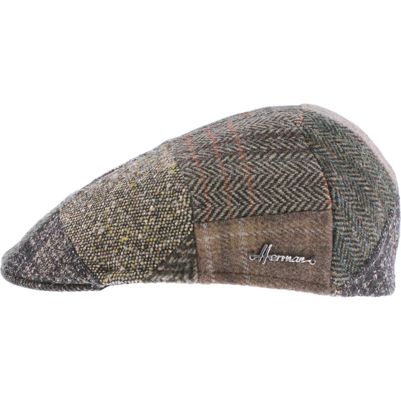 casquette homme en patchwrok de tissu