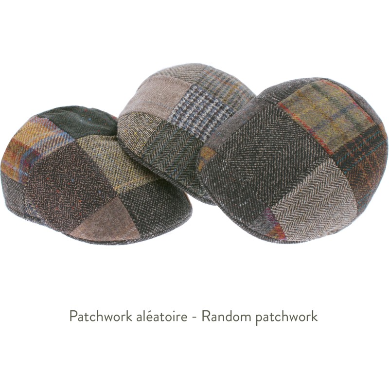 casquette differents assemblages de tissu patchwork