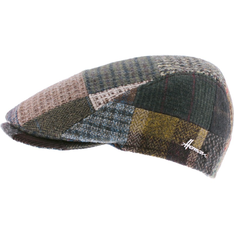 caquette homme patchwork