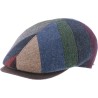 Patchwork flat cap