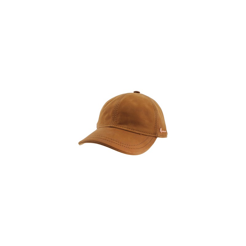 Casquette baseball cuir doublée