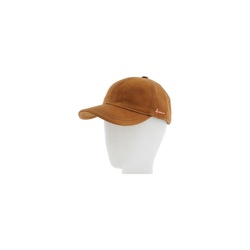 Casquette baseball cuir doublée