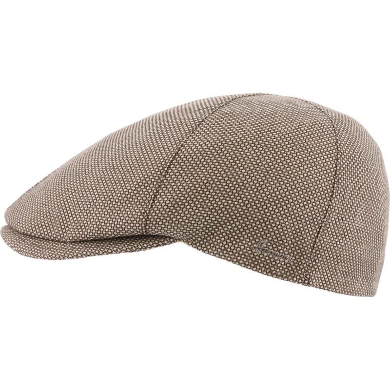 Casquette plate bicolore