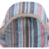 casquette herman avec tissu a motif sous la visiere