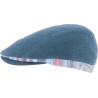 casquette herman en lin marine