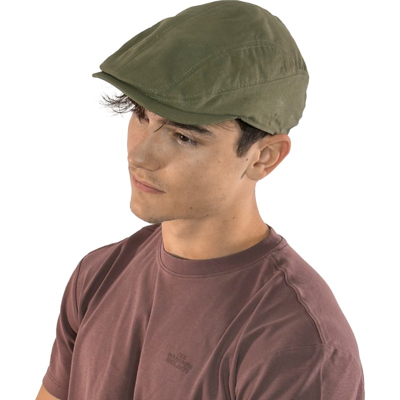 casquette homme vert kaki