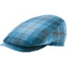 Casquette plate, tissus Harris Tweed