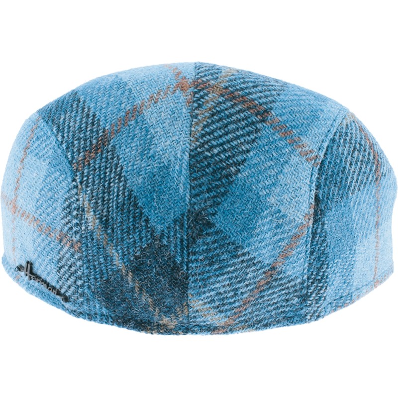 Casquette plate, tissus Harris Tweed