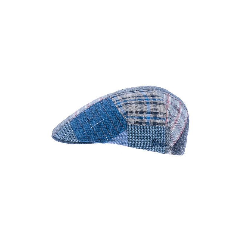 casquette herman en patchwork de tissu