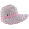 casquette femme en paille