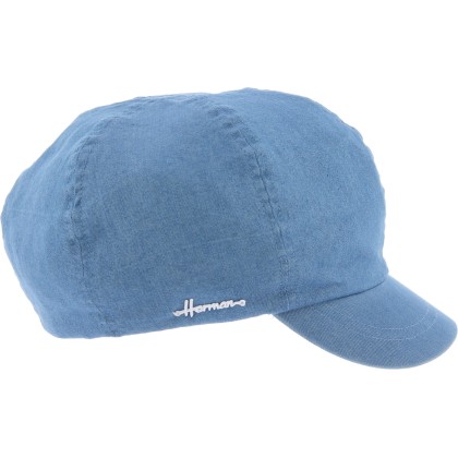 Casquette 8 côtes en jeans délavé