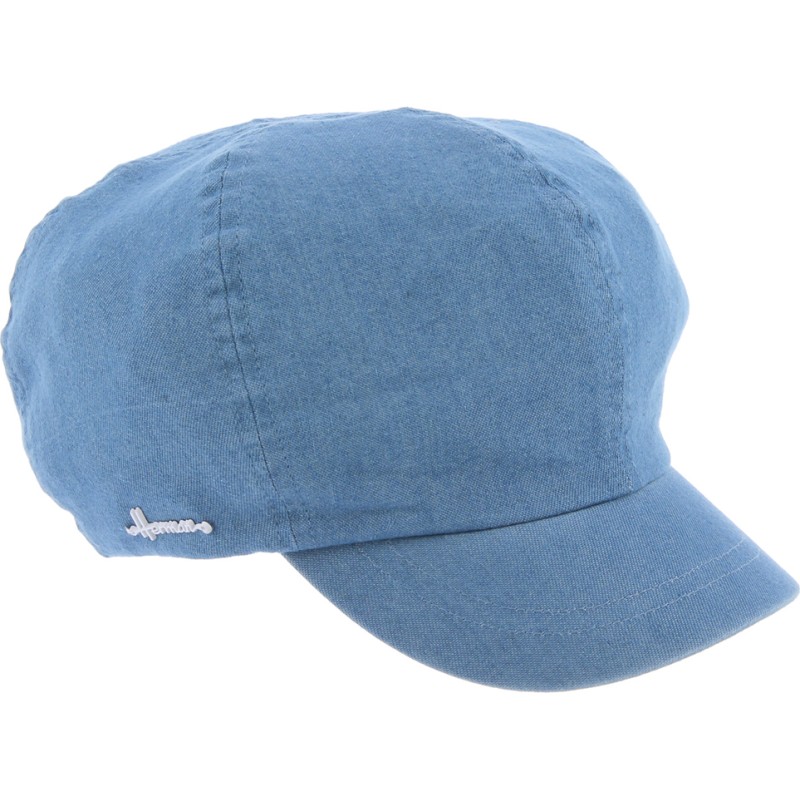 8 panels cap, denim fabric