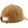 Casquette baseball en velours unie