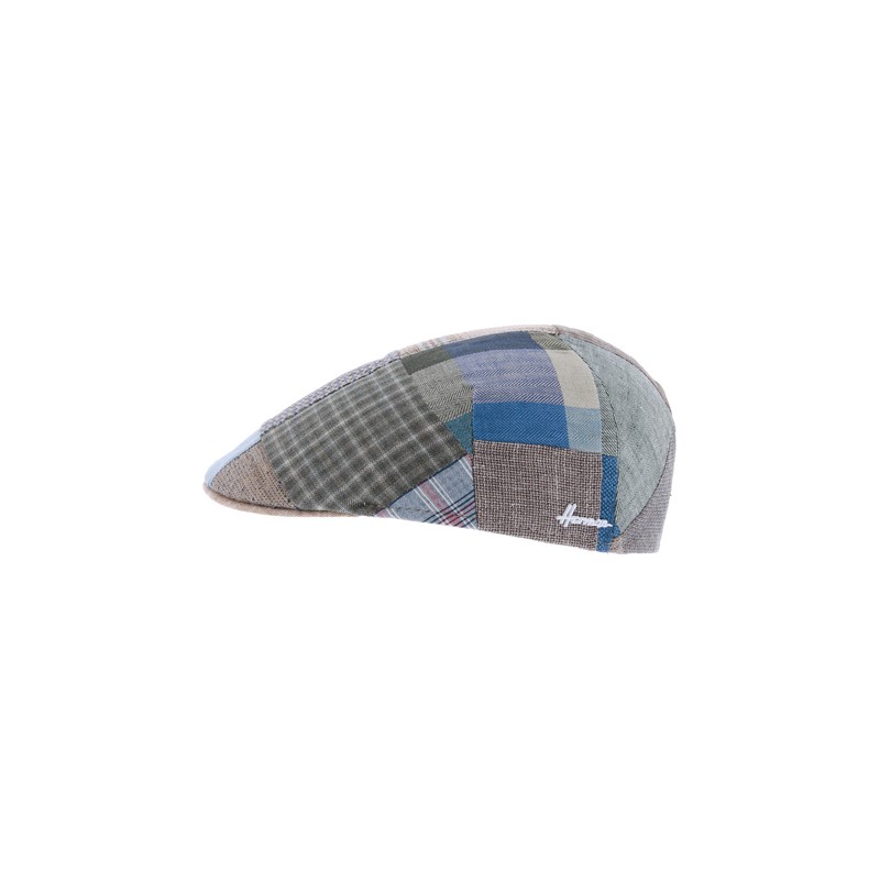 Casquette formée patchwork