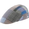 casquette homme en patchwork de tissu