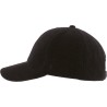 Casquette forme baseball en velours uni