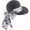 Casquette femme avec ruban fleuri