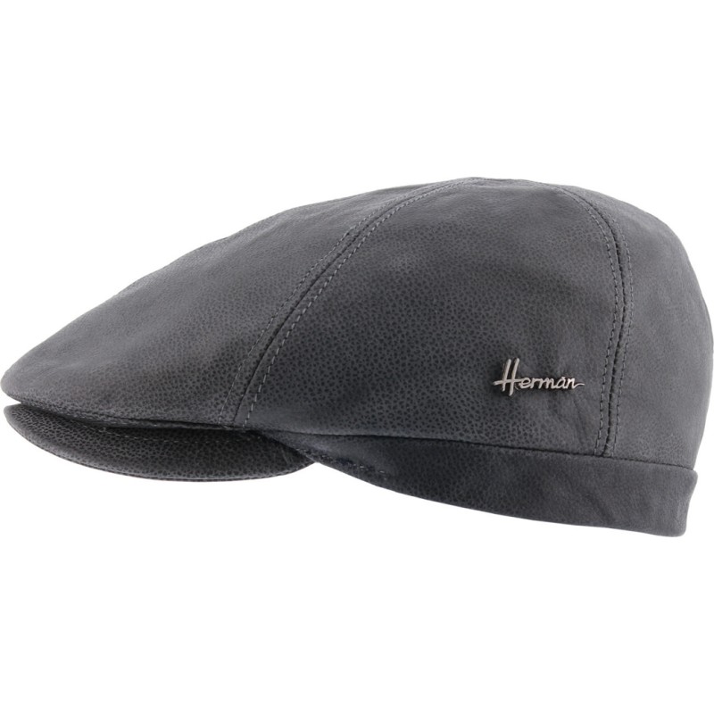 casquette herman en cuir