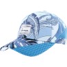 Tropical pattern  baseball cap and plain mesh with velcro closing