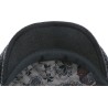 casquette homme avec visiere en simili cuir