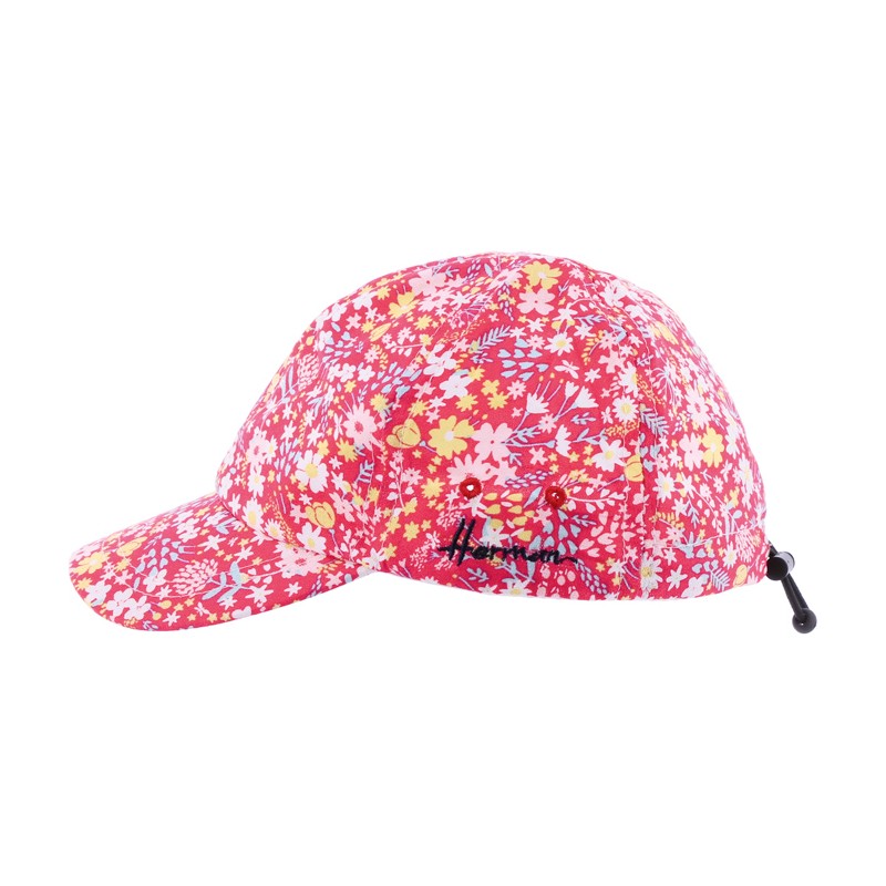 casquette enfant baseball tissu fleurs