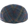 casquette homme tissu tweed a carreaux