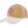 casquette baseball herman en paille raphia et coton