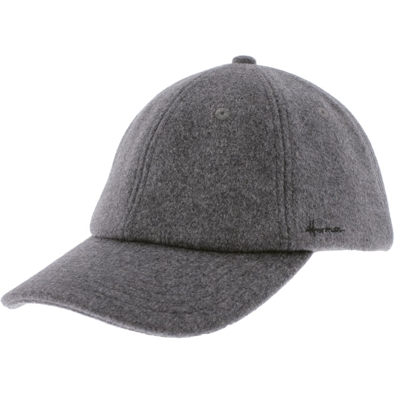 Plain felt baseball cap