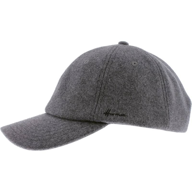 Plain felt baseball cap