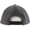 Plain felt baseball cap