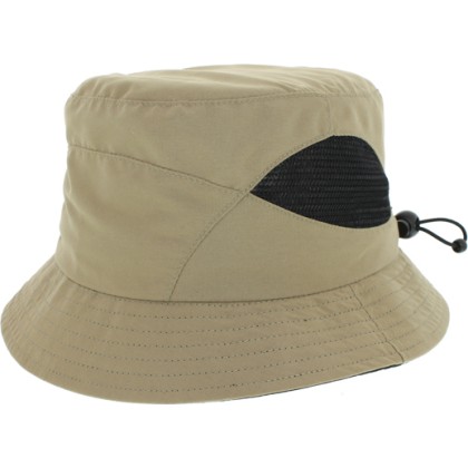 Microfiber plain color sunhat, qith mesh and drawstring