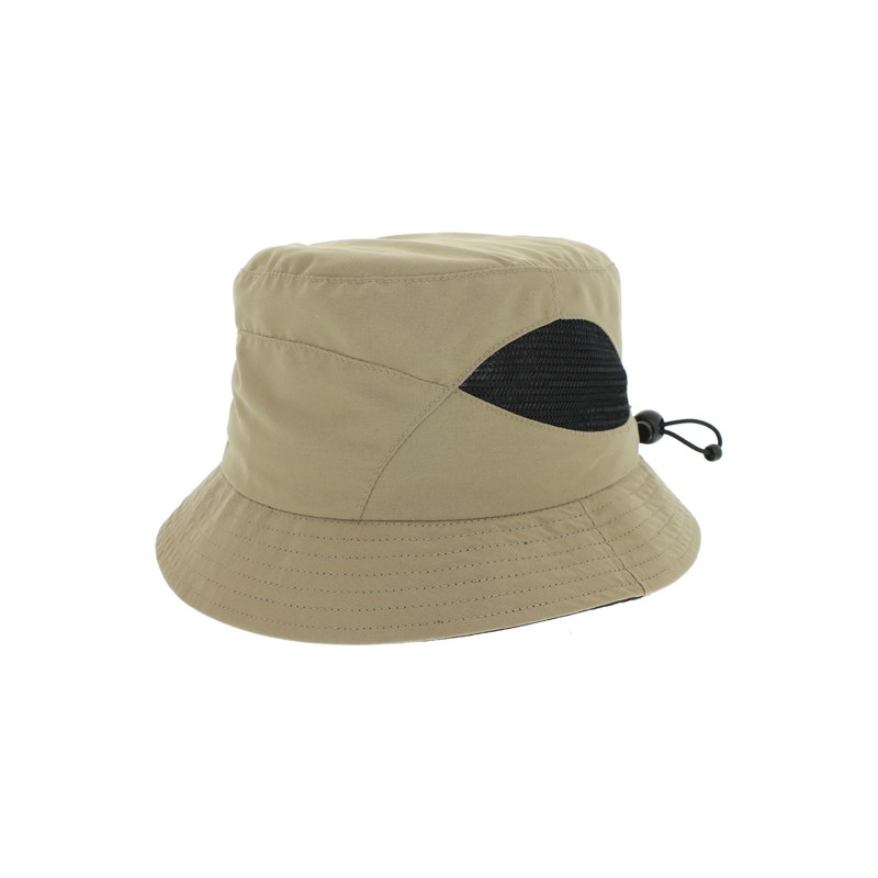 Microfiber plain color sunhat, qith mesh and drawstring