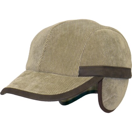 casquette homme chasse en velours cache oreille