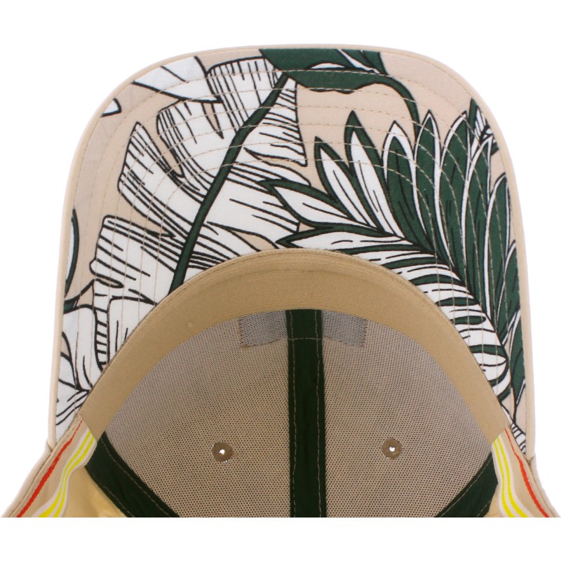 casquette baseball avec tissu motif visiere