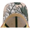 casquette baseball avec tissu motif visiere