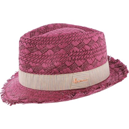 chapeau de paille boheme été en paille papier lala