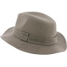 Chapeau formé en coton huilé imperméable uni