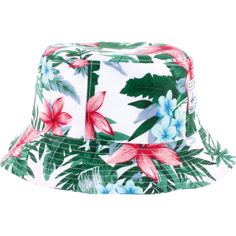 bob ete herman a motif tropical avec palmier hibiscus et fleurs