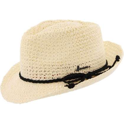 petit chapeau en paille papier souple