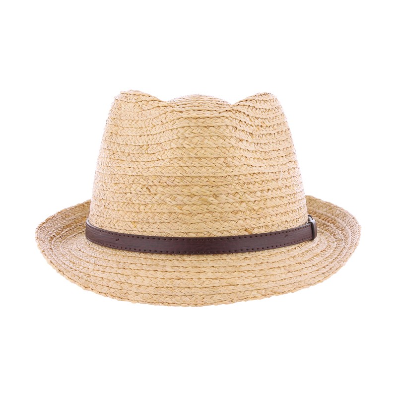 chapeau été en paille naturelle